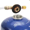 Propane Refill Adapter Portable Flat Cylinder Tank Coupler for Outdoor Gas Stove
