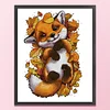 Fox In Autumn-14CT Stamped Cross Stitch 38*47cm/14.96*18.5in(Brand)