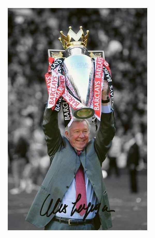 SIR ALEX FERGUSON - MANCHESTER UNITED AUTOGRAPH SIGNED PP Photo Poster painting POSTER PRINT