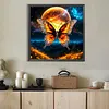 Diamond Painting -DIY Round Drill Butterfly Moon(40x40cm)