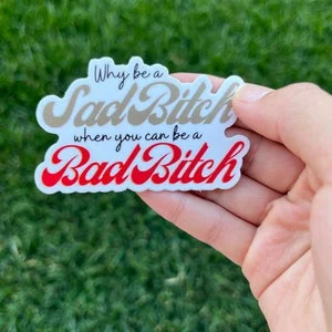 Pornhint Sad or Bad Sticker, Funny sticker, NSFW Sticker, Water Bottle Sticker, Laptop Sticker, Acrylic Sticker NSFW