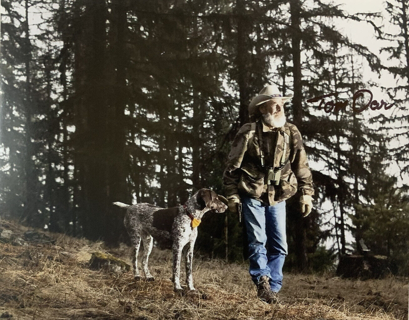 TOM OAR HAND SIGNED 8x10 Photo Poster painting MOUNTAIN MEN TV SHOW AUTOGRAPH RARE COA