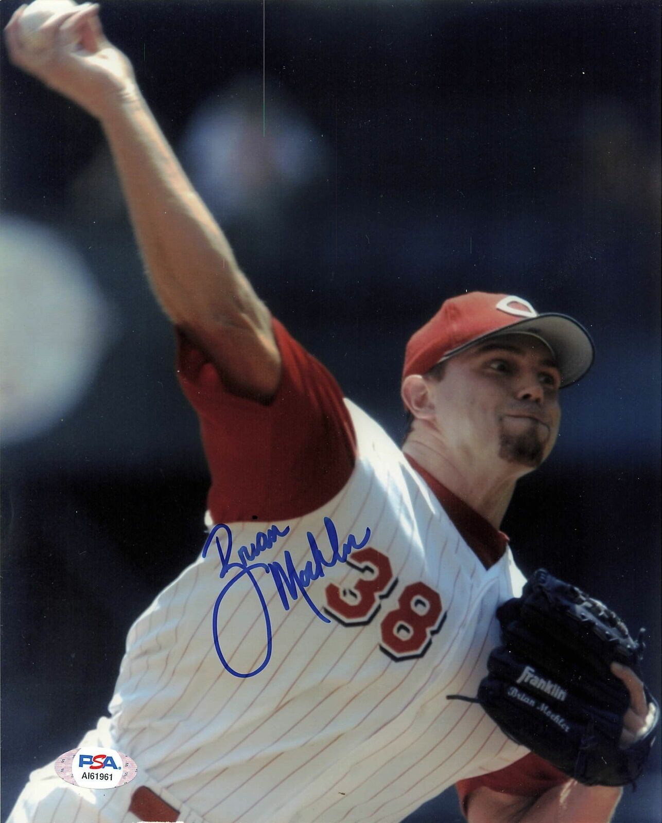 BRIAN MOEHLER signed 8x10 Photo Poster painting PSA/DNA Cincinnati Reds Autographed