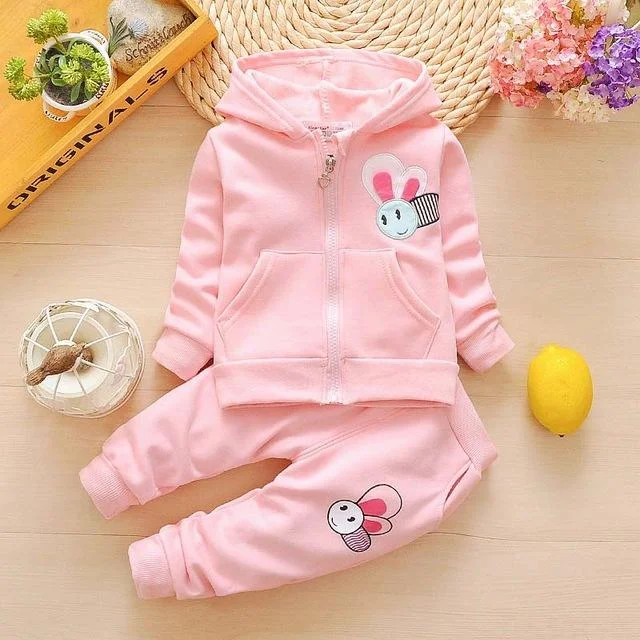 Kid Baby Girls Long Sleeve Tops Bees Pants Clothes