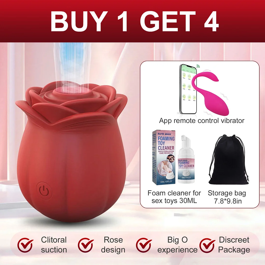 Rose Sucking Clitoris Sucker Sucking Vibrator