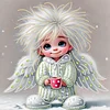 Diamond Painting-DIY Crystal Rhinestone Angel Child