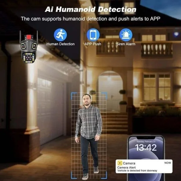 Outdoor Waterproof Wireless WiFi HD Security Camera 📷