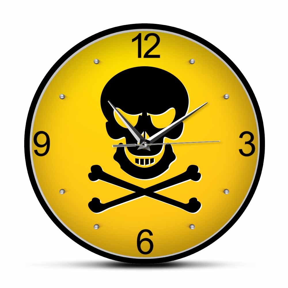 

Skull Bones Poison - Frameless Acrylic Wall Clock, 501 Original