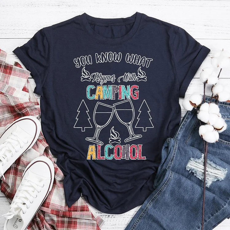 You Know What Rhymes With Camping T-Shirt Tee-05589