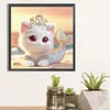 Diamond Painting-DIY Crystal Rhinestone Mermaid Cat