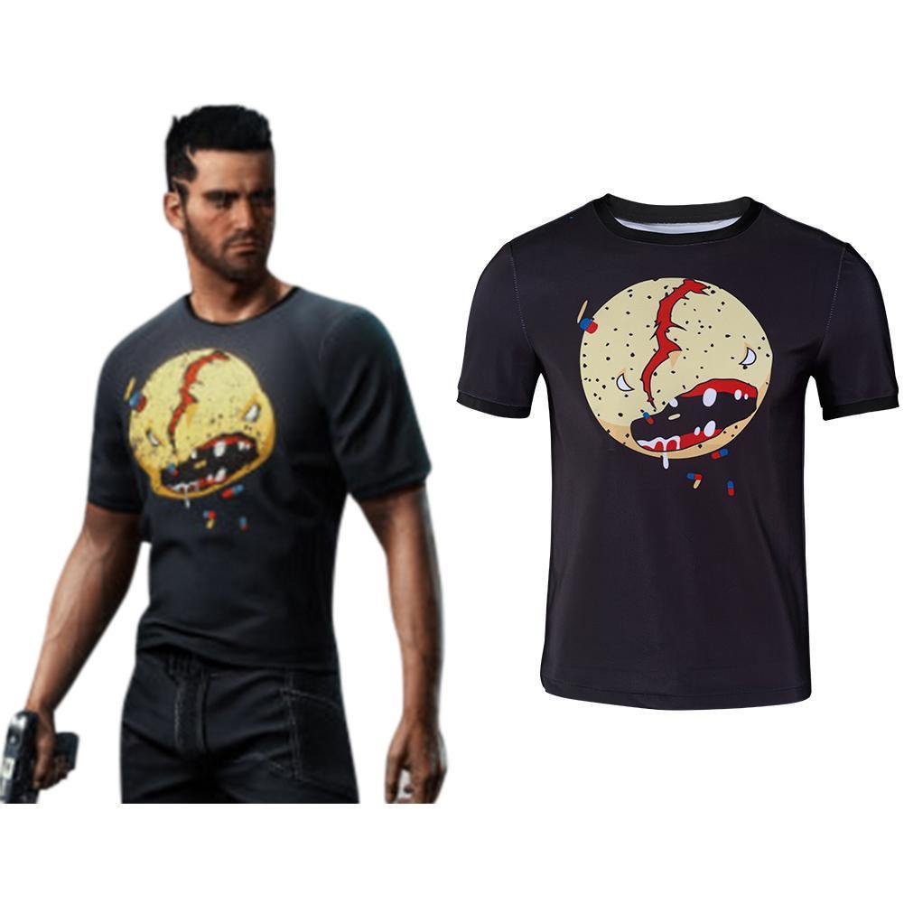 Cyberpunk 2077 V Cosplay T-Shirt Oberteil Kurzarm T shirts