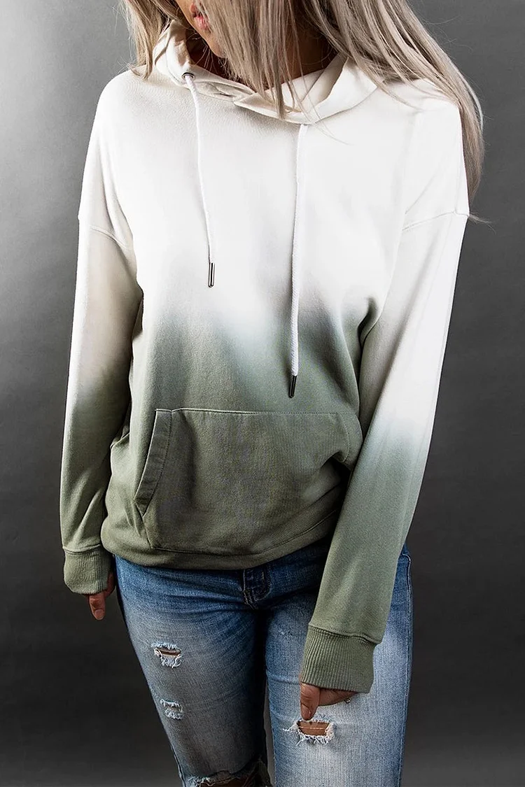 Fashion Sweet Print Pocket Hooded Collar Hoodies(3 Colors)