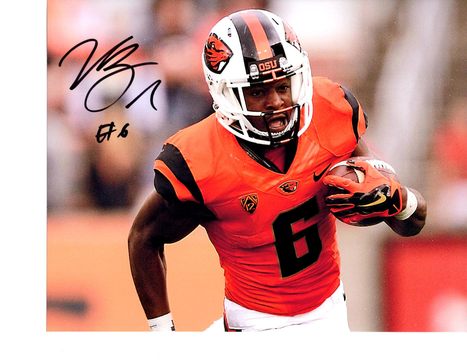 Victor Bolden signed autographed 8x10 football Photo Poster painting Oregon State 2017 Draft