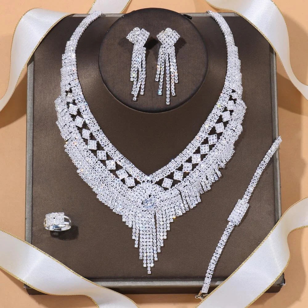 Rhinestone Bridal Jewelry Sets