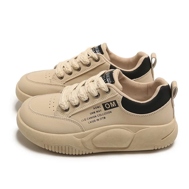 Churchf Churchf Face Small White Shoes Women 2024 Spring New Student Korean Version Ins Tide Shoes Women's Platform Casual Rocking Shoes Women