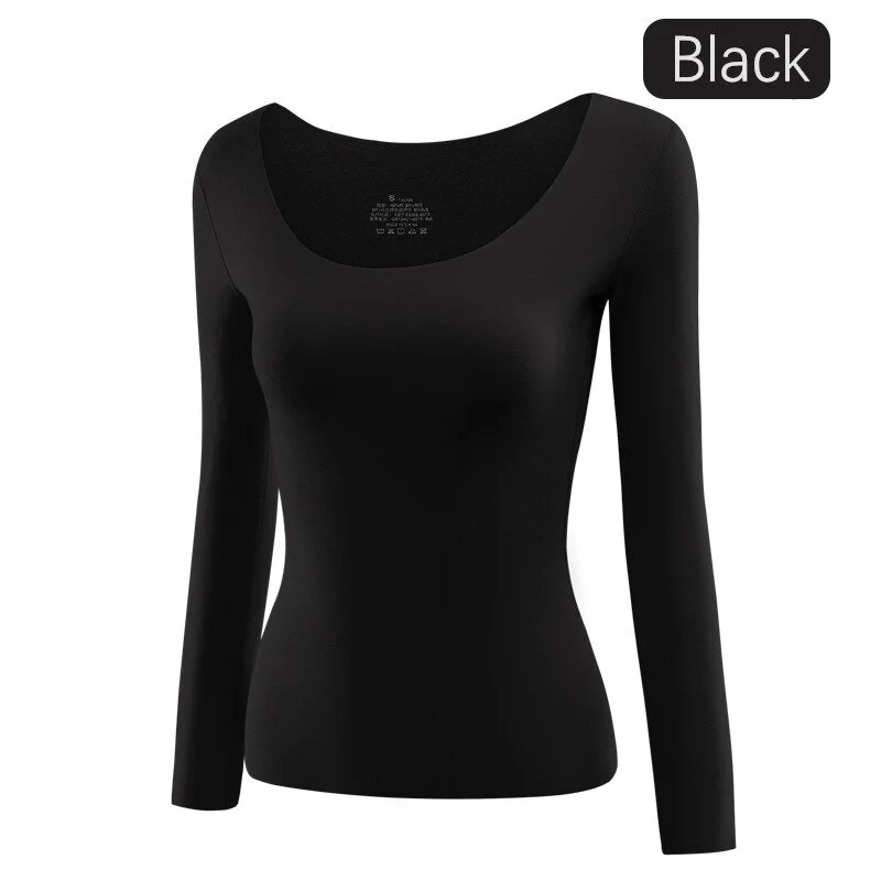 Seamless Bodysuits Women Velvet Lingerie Winter Warm Thermal Underwear Long Sleeve Sexy Women's Intimates Underwear & Sleepwears