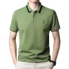 2023 Solid Color Casual Lapel Polo Shirt