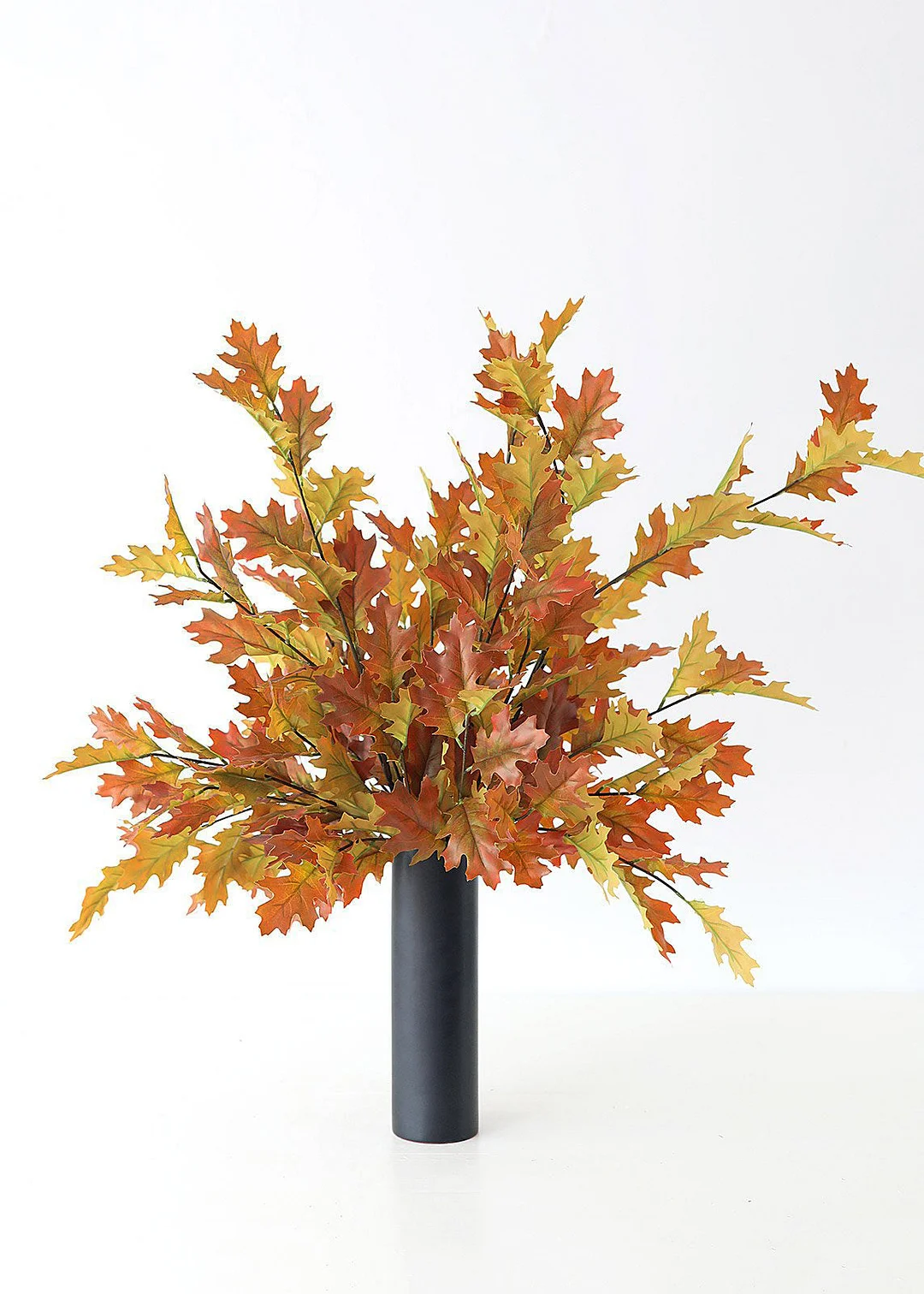 Artificial Fall Oak Leaf Branch - 38"