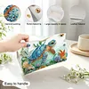 Ocean Turtle Floral DIY Diamond Painting PU Tissue Holder Box