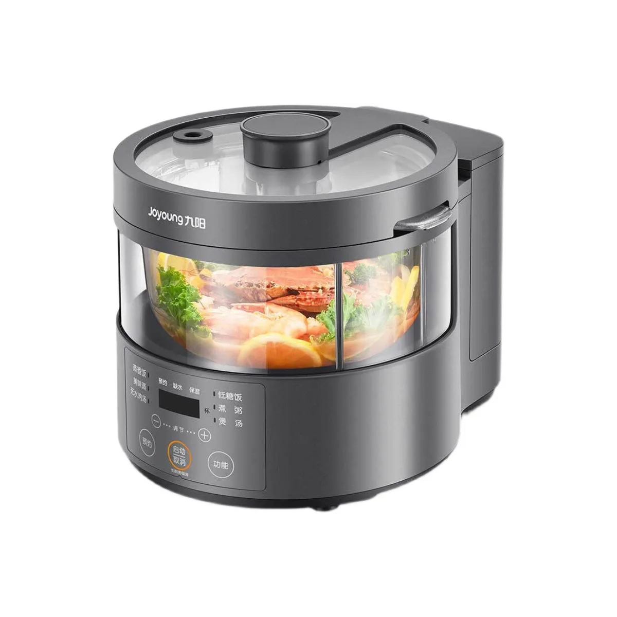 九阳蒸汽电饭煲 玻璃内胆家用智能多功能电饭锅3L  F30S-S160