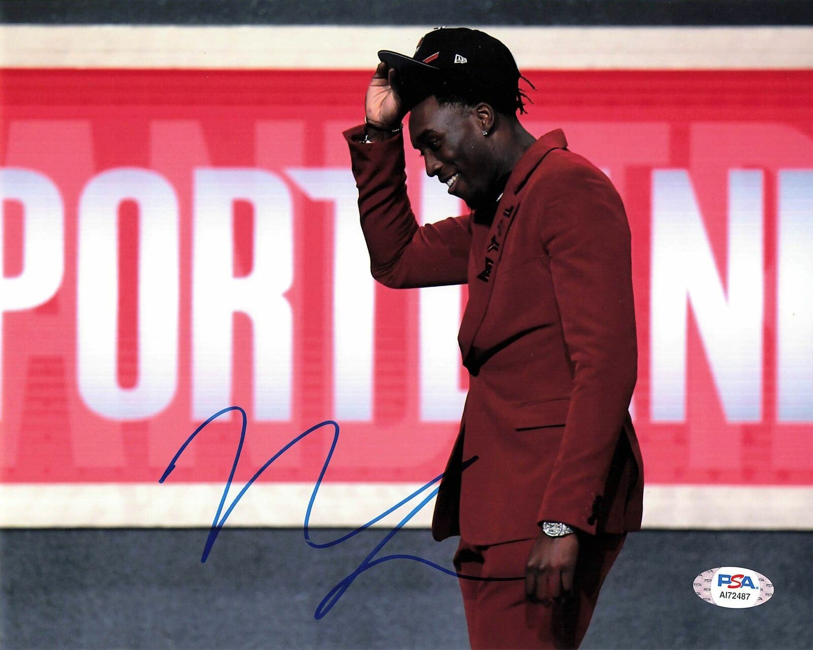 Nassir Little signed 8x10 Photo Poster painting PSA/DNA Portland Trailblazers Autographed