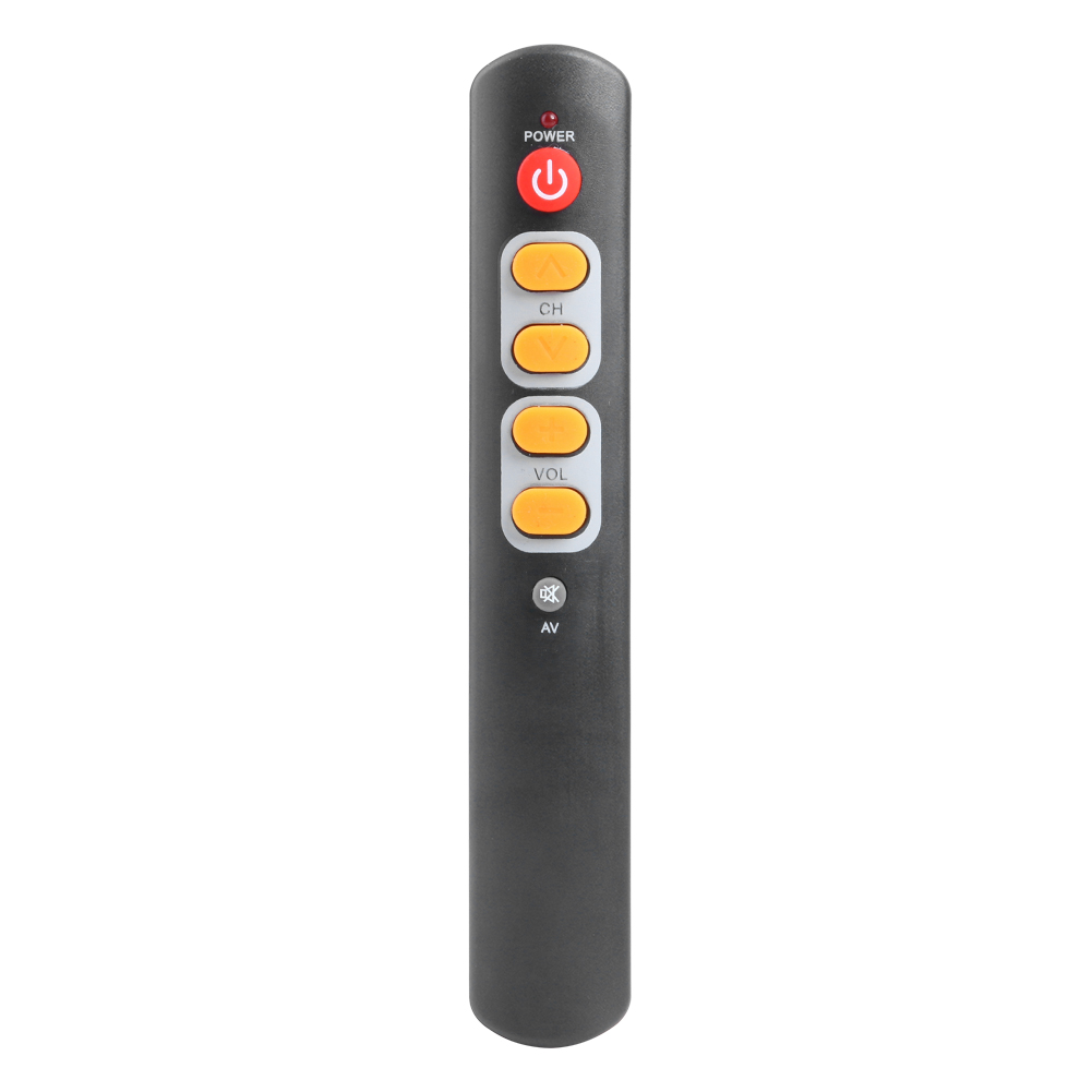 

Universal 6 Key Learning Remote Control Big Yellow Button Copy Ir Remote, 501 Original