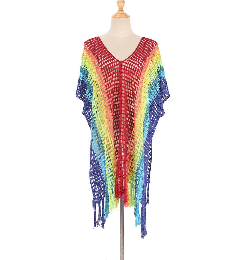 Colorful Knit Cover Up