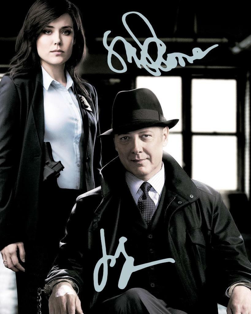 James Spader & Megan Boone SIGNED AUTOGRAPHED 10 X 8