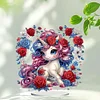 Acryl Rose Einhorn - 5d DIY Handwerk Ornament