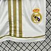 2011/2012 Retro Long Sleeve Real Madrid Home Football Shirt 1:1 Thai Quality Kids Size