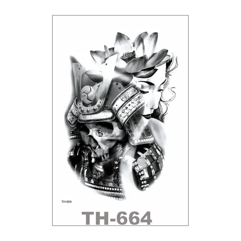 SDRAWING Temporary Tattoo For Women Sexy Tattoo Stickers Body Art Tattoo Chest Stickers Arm Tattoo Men Fashionable Fake Tatoo Cool Tattoo