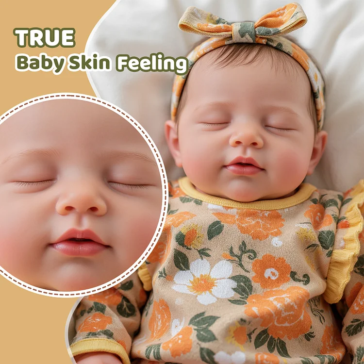 Babeside Sleeping Reborn Baby Liya 20" Little Infant Girl Building Lovely Memories