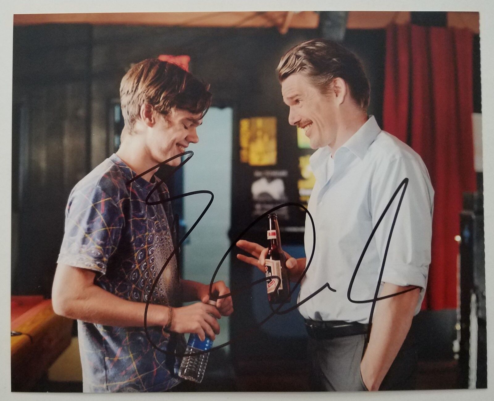 Ethan Hawke Signed 8x10 Photo Poster painting Actor Boyhood Before Midnight Training Day RAD