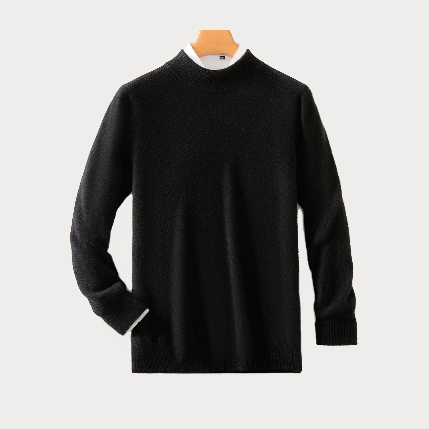 Men's Plush Wool Sweater Ultra-Soft & Premium Feel REAL SILK LIFE