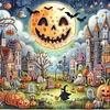 Diamond Painting - Partial Special Shaped Drill - Halloween(Canvas|30*30cm)