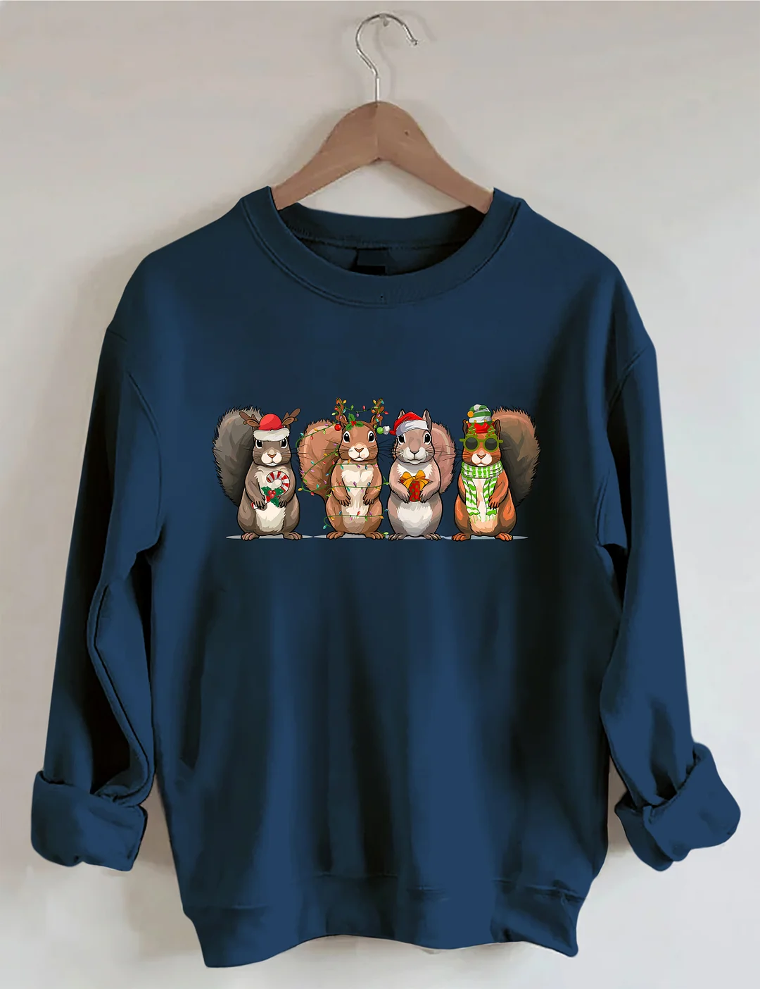 Funny Christmas Squirrel Sweatshirt