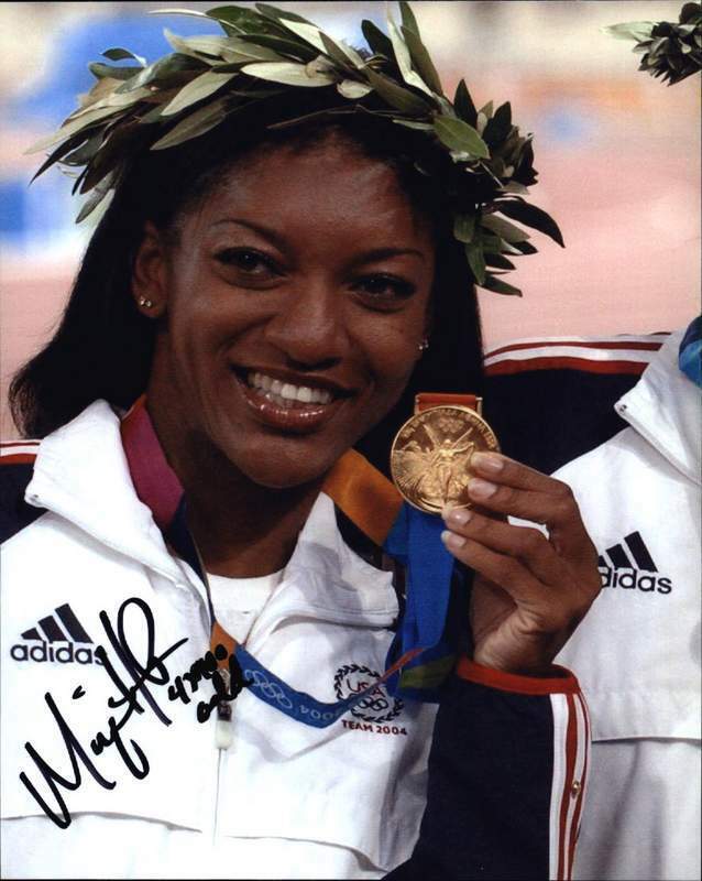 Monique Henderson authentic signed olympics 8x10 Photo Poster painting W/Cert Autographed 01