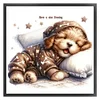 Sleeping Puppy-11CT Stamped Cross Stitch 40*40cm/15.75*15.75in