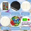 Flower Butterfly 5D DIY Diamond Art Painting Notebook Kit 50 Pages A5 Rhinestone Art Painting Notebook Kit for Adults Beginners Holiday Birthday Gift