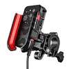 Cooling Motorcycle Phone Mount with USB/TYPE-C Charging Port Motorcycle Phone Holder 360 Rotation Cellphone Cradle Adjustable for 5.4-7.8 Inch Smartphone (Handlebar)