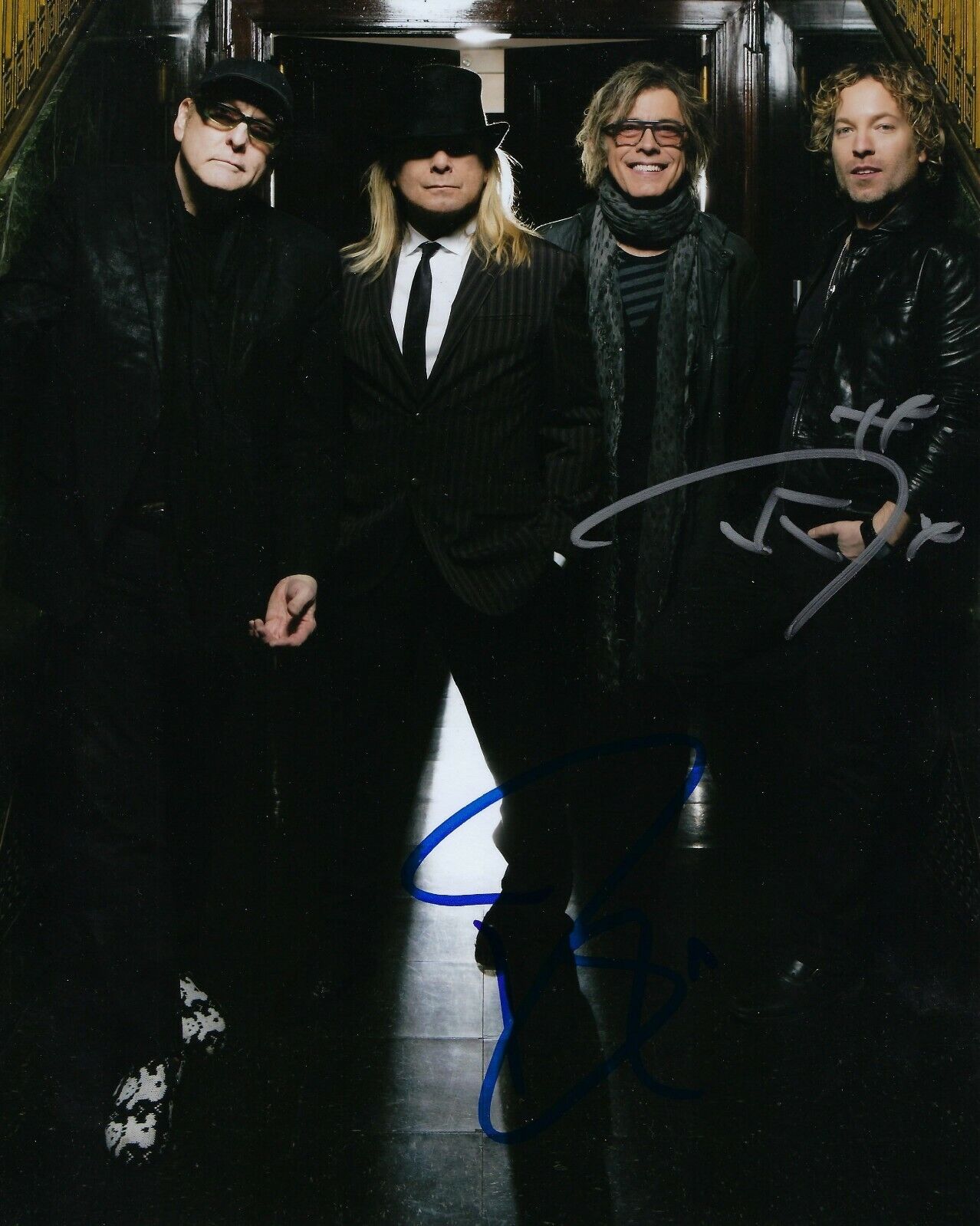 GFA Robin Zander & Daxx Nielsen * CHEAP TRICK * Band Signed 8x10 Photo Poster painting C1 COA