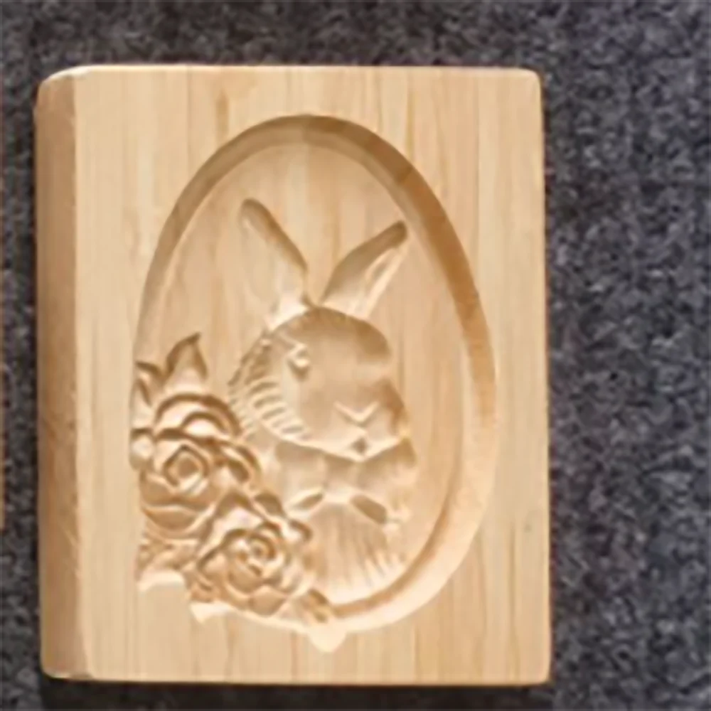 Purexcellent&trade; Wooden peter rabbit pattern home cookie cutter