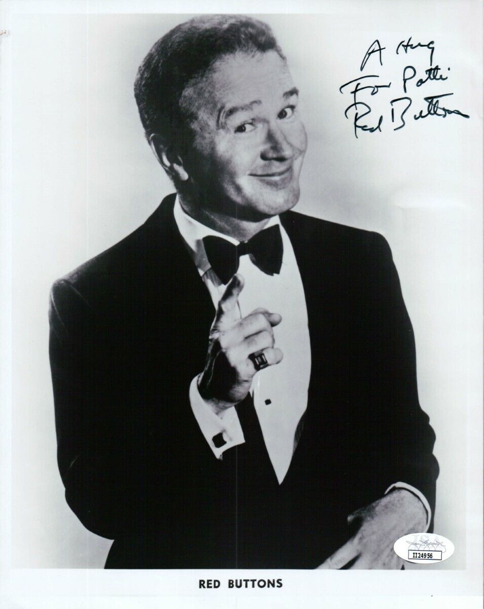 Red Buttons Signed Autographed 8X10 Photo Poster painting Classic Headshot For Patti JSA II24956