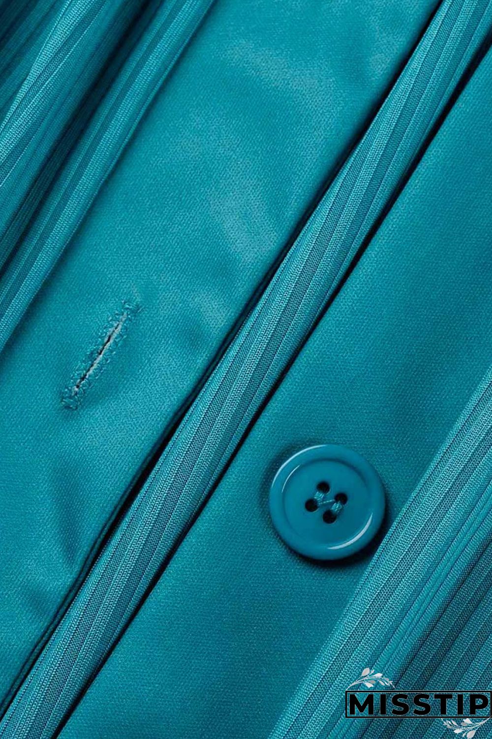 Earth Yellow Casual Solid Patchwork Buttons Turndown Collar Tops