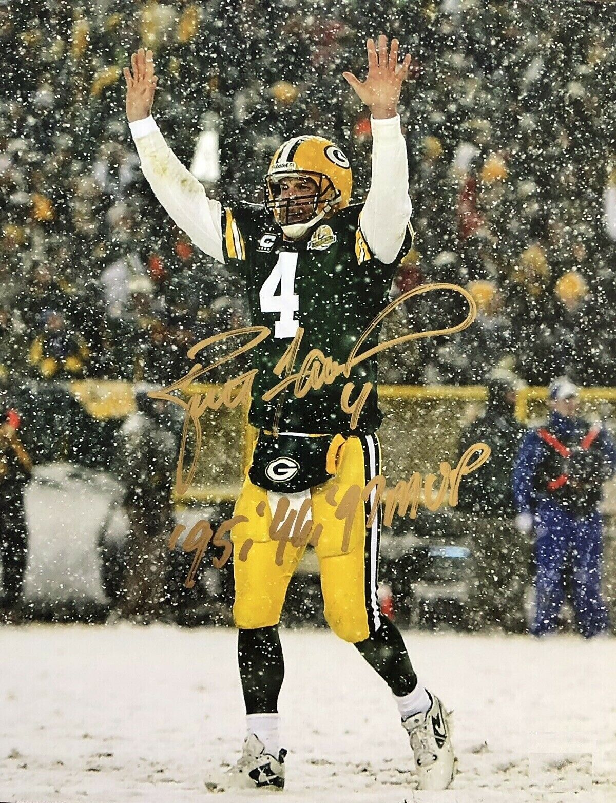 Brett Favre Autographed Signed 8x10 Photo Poster painting ( HOF Packers ) REPRINT