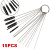 Carburetor Carbon Dirt Jet Remove Cleaner 10 Cleaning Needles 5 Brushes Tool Kit