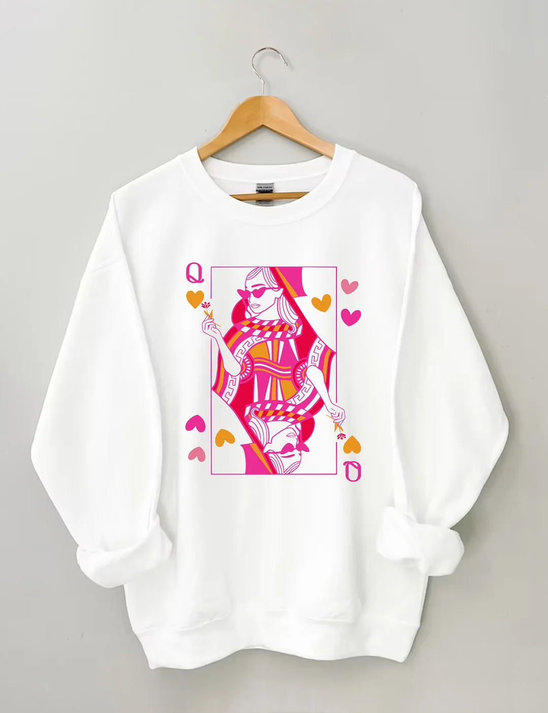 Queen Of Hearts Valentine's Day Sweatshirt