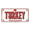 Turkey - Car License(6*12Inch) - Garage