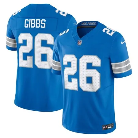 Men's Detroit Lions #26 Jahmyr Gibbs  Blue Vapor F.U.S.E. Limited Jersey