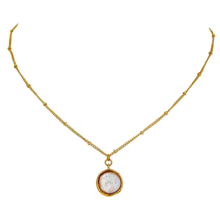 Exquisite Natural Pearl Pendant Necklace